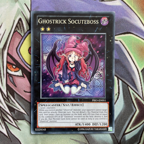 PRIO-EN051 Ghostrick Socuteboss Rare UNL Edition NM Yugioh Card