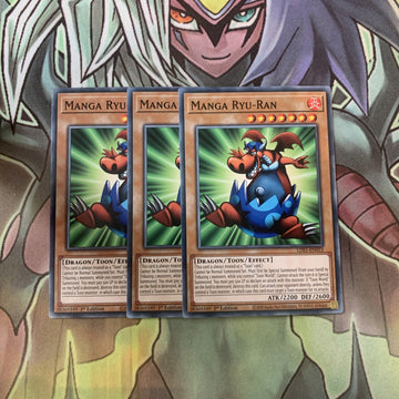LDS1-EN053 x3 Manga Ryu-Ran Common Excellent Condition Yugioh