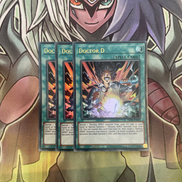 BROL-EN010 x3 Doctor D Ultra Rare Excellent Condition Yugioh