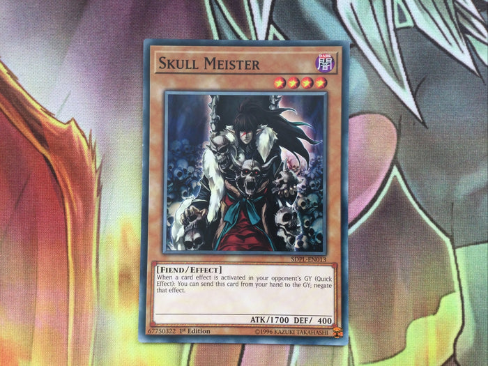 SDPL-EN013 Skull Meister 1st Edition Mint YuGiOh Card