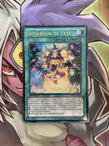 ABYR-EN059 Spellbook Of Fate Ultra Rare 1st Edition NM Yugioh Card