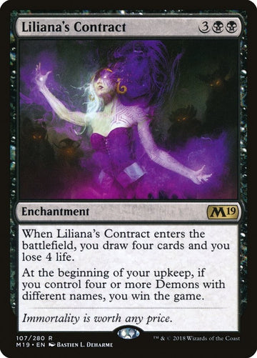 Liliana's Contract - Magic 2019 Excellent Magic MTG