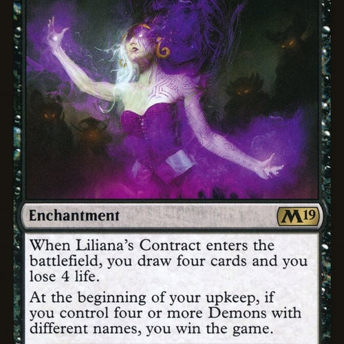 Liliana's Contract - Magic 2019 Excellent Magic MTG