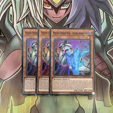 LED7-EN017 x3 Meklord Emperor Wisel - Synchro Absorption Super Excellent Yugioh