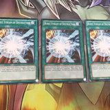 SDBE-EN021 x3 Burst Stream of Destruction 1st Edition Mint YuGiOh