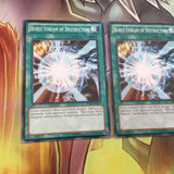SDBE-EN021 x3 Burst Stream of Destruction 1st Edition Mint YuGiOh