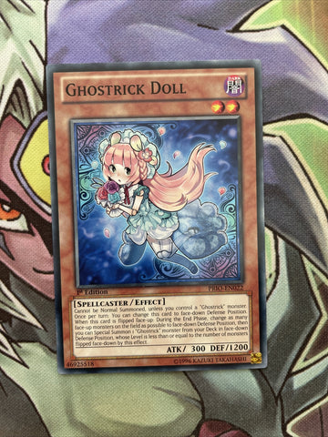 PRIO-EN022 Ghostrick Doll Common 1st Edition NM Yugioh