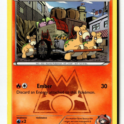 Pokemon Card Team Magma's Numel LP Double Crisis 1/34