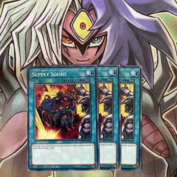 EGS1-EN028 x3 Supply Squad Common Excellent Condition Yugioh