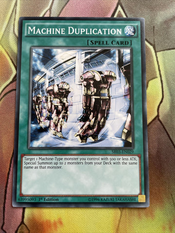 SR03-EN029 Yugioh - Machine Duplication - First Edition - Common