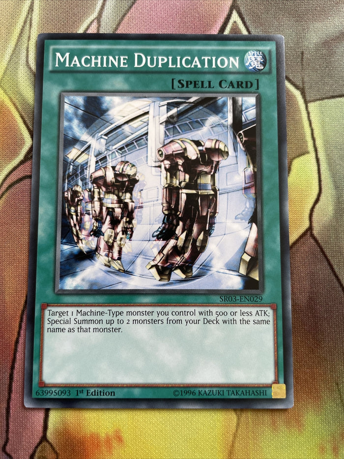 SR03-EN029 Yugioh - Machine Duplication - First Edition - Common