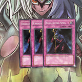 DR1-EN153 x3 Exhausting Spell Common Excellent Condition Yugioh