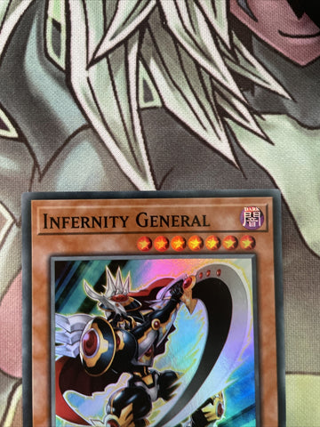 OP14-EN005 - Infernity General - Super Rare NM/M - Limited Edition - YuGiOh! (back)