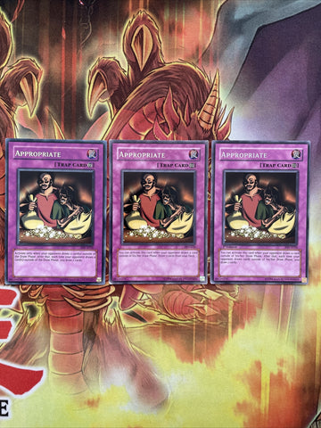PSV-E024 x3 YuGiOh Appropriate Rare LP Yugioh cards