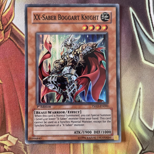 TSHD-EN000 YUGIOH XX-Saber Boggart Knight Super Rare 1st Edition
