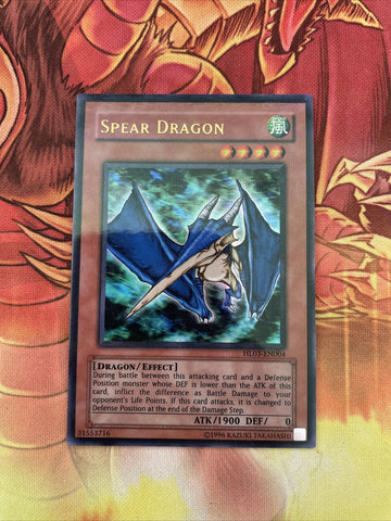 HL03-EN004 Yugioh Spear Dragon, Parallel Rare NM