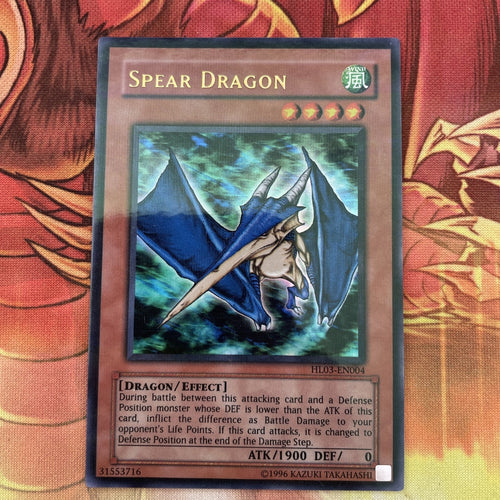 HL03-EN004 Yugioh Spear Dragon, Parallel Rare NM