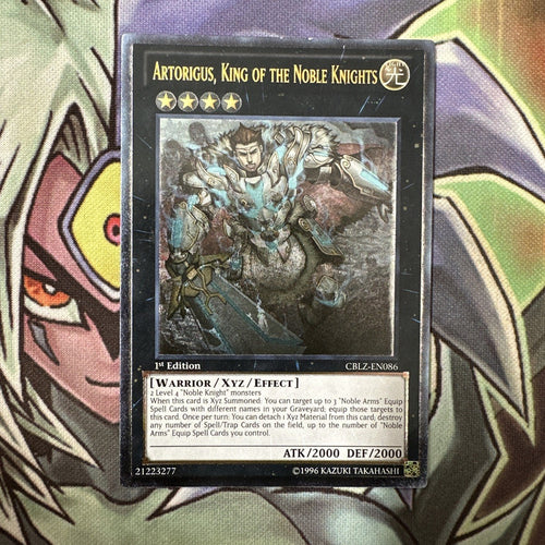 CBLZ-EN086 Artorigus, King Of The Noble Knights Ultimate 1st Ed NM Yugioh Card