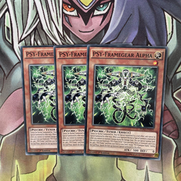 HSRD-EN029 x3 PSY-Framegear Alpha Common Excellent Condition Yugioh