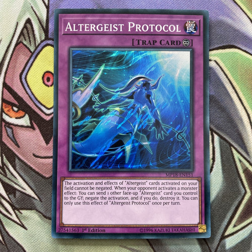 MP18-EN151 Altergeist Protocol Super Rare 1st Edition NM Yugioh