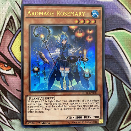 CORE-EN036 Aromage Rosemary Ultra Rare 1st Edition NM Yugioh Card