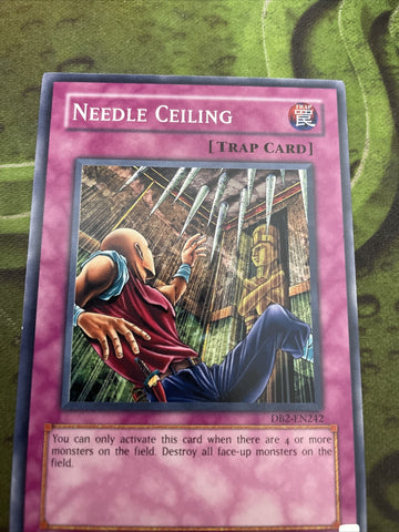 DB2-EN242 YUGIOH NEEDLE CELING COMMON NM (back)