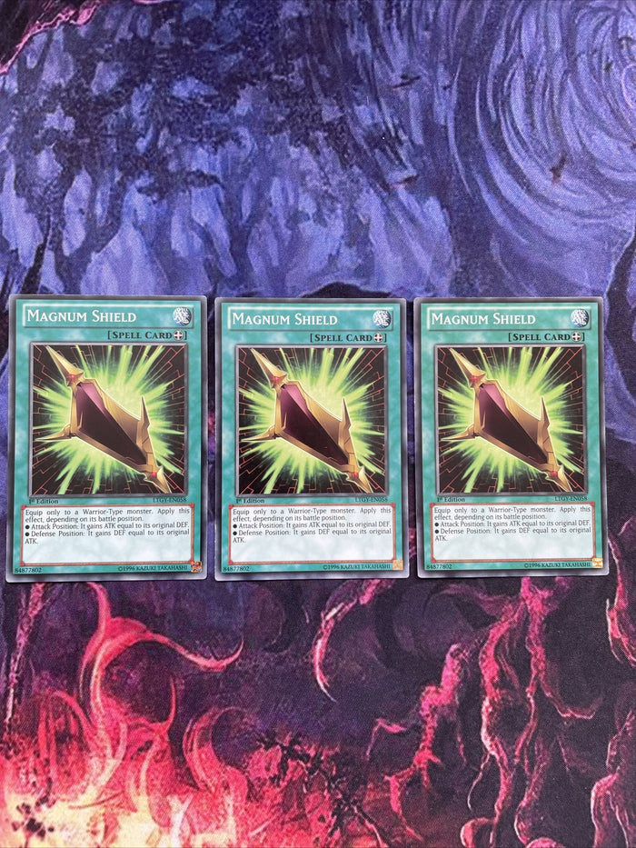 LTGY-EN058 YUGIOH - 3x Magnum Shield - Common - Mixed Edition