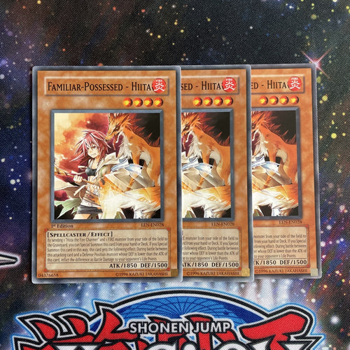 EEN-EN028 x3 Familiar-Possessed - Hiita Common Playset Yugioh