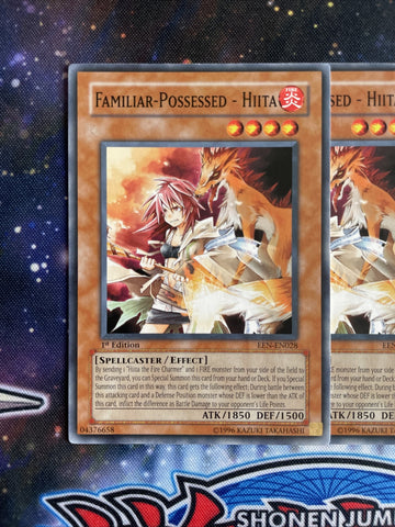 EEN-EN028 x3 Familiar-Possessed - Hiita Common Playset Yugioh (back)