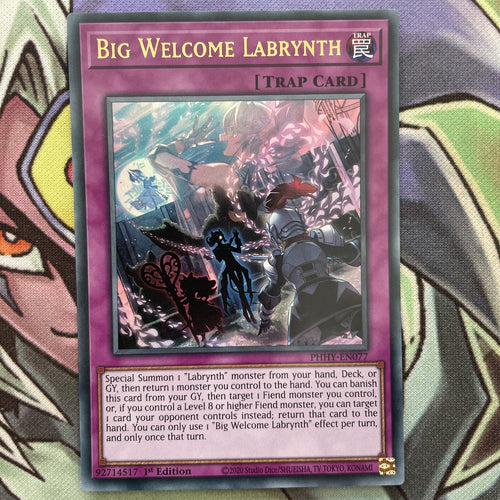 PHHY-EN077 Big Welcome Labrynth Ultra Rare 1st Edition NM Yugioh