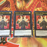 BLRR-En058 Yugioh 3x Ultra Rare Norito The Moral Leader 1st Edition