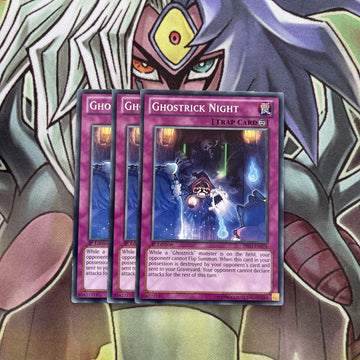PRIO-EN074 x3 Ghostrick Night Common Excellent Condition Yugioh