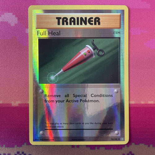 Pokemon Card Full Heal Evolutions Reverse Holo 78/108 Near Mint