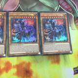 Yugioh 3 x Ultra Rare Ultimate Conductor Tyranno UNL Edition SR04-EN001 (NM) S