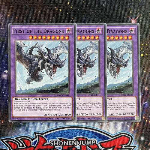 LDK2-ENK41 First Of The Dragons Common Playset x3 Yugioh