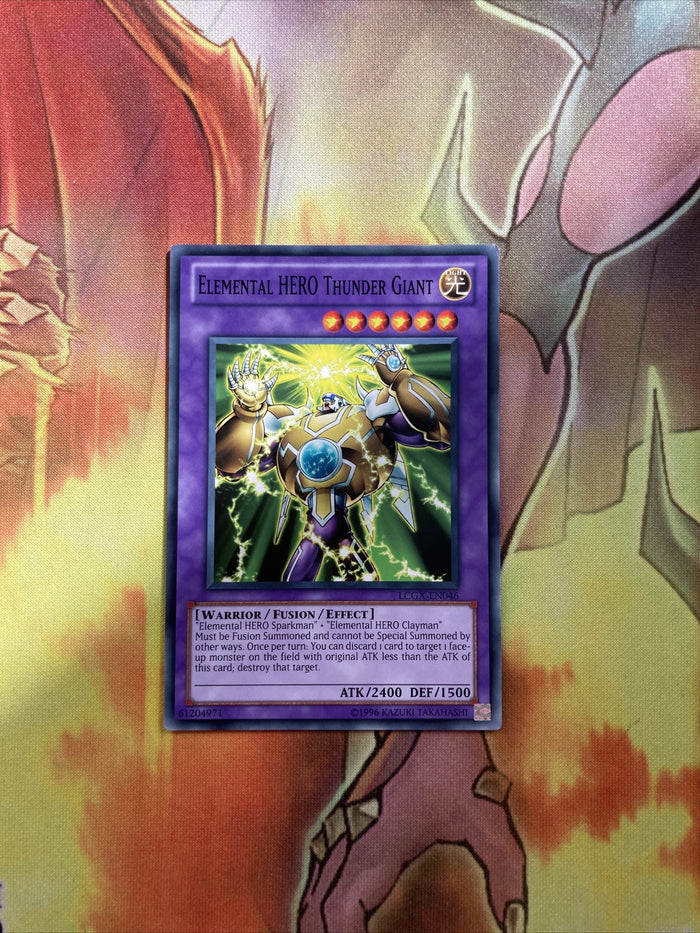 LCGX-EN046 Elemental HERO Thunder Giant Common UNL Edition Mint YuGiOh Card