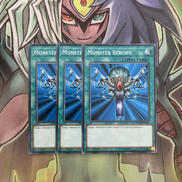 LEHD-ENC16 x3 Monster Reborn Common Excellent Condition Yugioh