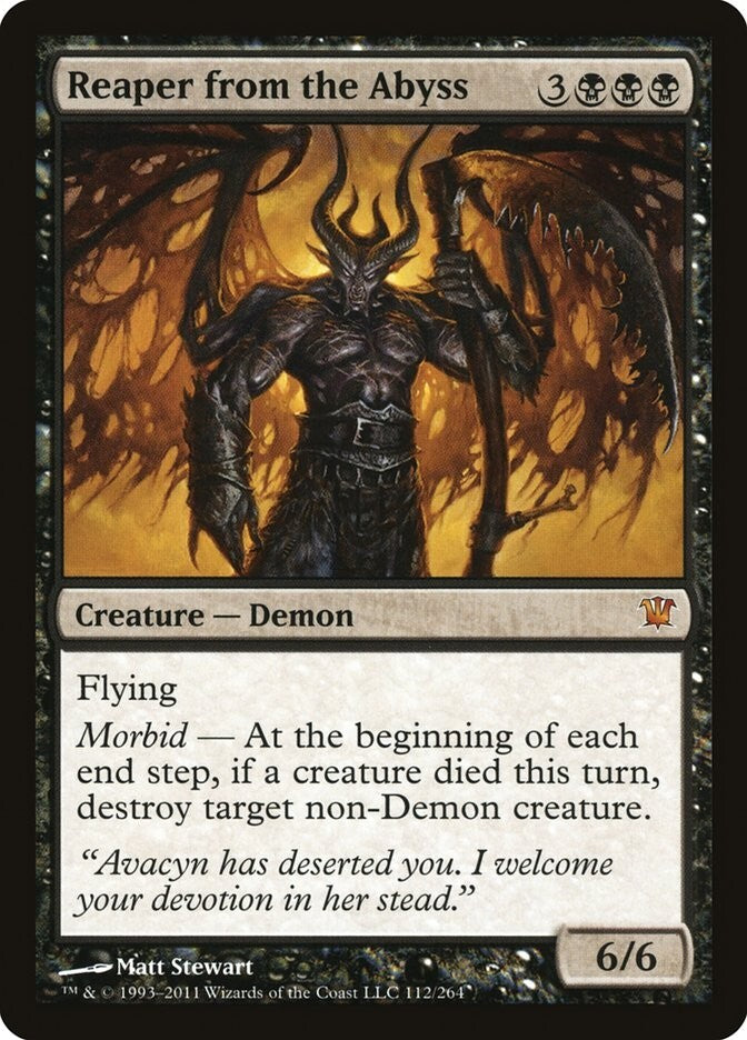Reaper From The Abyss - Innistrad Excellent Magic MTG