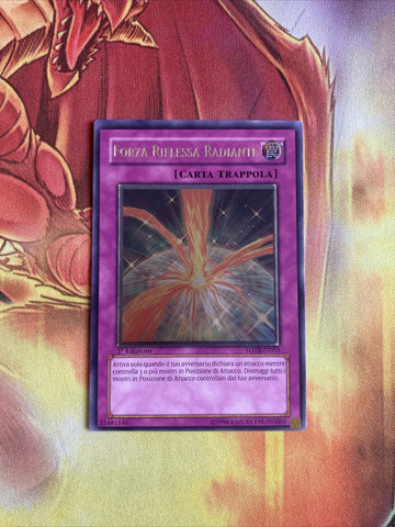 FOTB-EN055 Radiant Mirror Force 1st Edition ULTIMATE Rare Mint/ NM ITA Yugioh