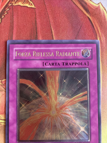 FOTB-EN055 Radiant Mirror Force 1st Edition ULTIMATE Rare Mint/ NM ITA Yugioh (back)