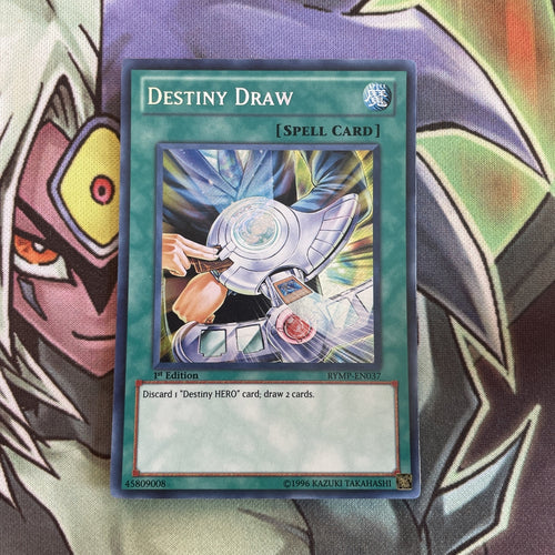 RYMP-EN037 Destiny Draw Secret Rare 1st Edition NM Yugioh Card