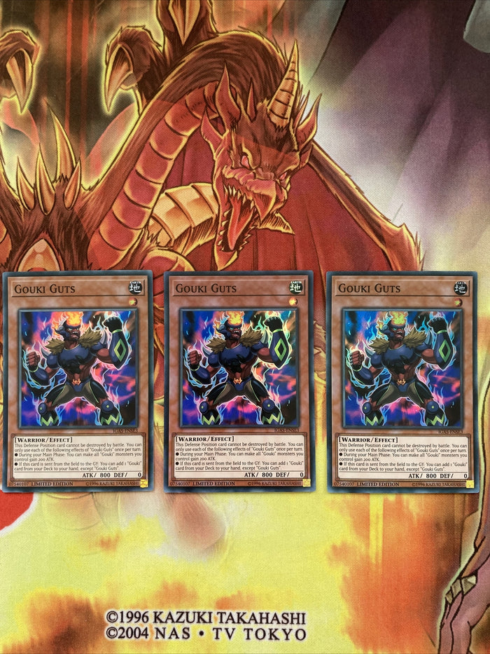 IGAS-ENSE3 x3 Gouki Guts Super Rare Limited Edition Mint YuGiOh Card