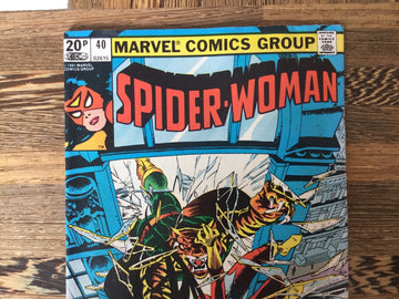 Comic MARVEL Comics Spider woman no 40 October 1981 (back)