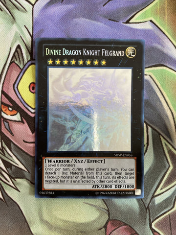 SHSP-EN056 Divine Dragon Knight Felgrand Ghost Rare Unl Edition NM Yugioh Card
