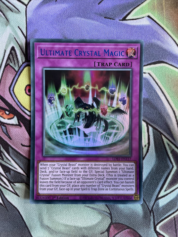 LDS1-EN117 Ultimate Crystal Magic Blue Ultra Rare 1st Edition NM Yugioh Card