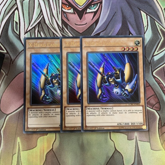 LCKC-EN005 x3 X-Head Cannon Ultra Rare Excellent Condition Yugioh