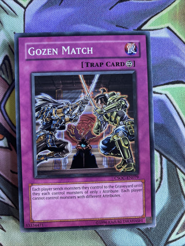CSOC-EN079 Gozen Match Common UNL Edition NM Yugioh Card