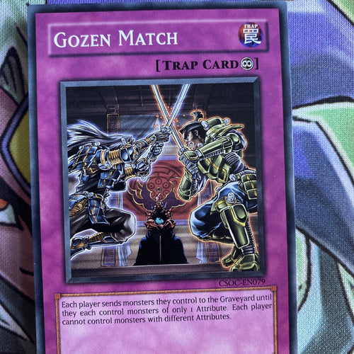 CSOC-EN079 Gozen Match Common UNL Edition NM Yugioh Card