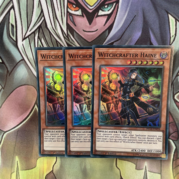 INCH-EN018 x3 Witchcrafter Haine Super Rare Excellent Condition Yugioh