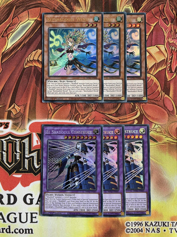 Shaddoll Deck Core Bundle - 18 Cards - MP21 - 1st Edition - YuGiOh (back)